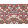 Portmeirion Pimpernel Tovagliette, Modello Strawberry Thief, Colore Rosso, in Legno, Multicolore, Piccole Dimensioni, Set di 6 Pezzi