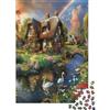 KKOLASXZE Mountain Cottage Puzzle 1000 Pezzi, Puzzle Da 1000 Pezzi Per Adulti, Jigsaw Puzzle 1000 Pezzi, Puzzle Adulti Puzzle Bambini Puzzles Classici 1000pcs (75x50cm)