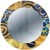 Lupia - Specchio da Parete Rotondo Moderno, MIRROR FANTASY NOTTE STELLATA Van Gogh, Cornice Stampata in Legno, Decorazione per Camera da Letto, Soggiorno, Ingresso, diametro 65 cm
