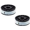 FixedByU bobina di ricambio da 2 pezzi compatibile con tosaerba Einhell Royal RT Blue BG/ET Red RG/ET