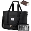 LOVEVOOK Borsone da Viaggio Donna, Grande Borsa per Parto, Ospedale e Nascita, con Scomparto per le Scarpe, Borsa da Palestra e Weekend