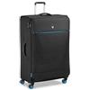 RONCATO Crosslite Trolley grande morbido espandibile 4 ruote con Manico telescopico - Nero