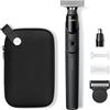Roleader Xpert T Magnetico Rasoio Barba & Corpo All-in-One, Testina Tagliapeli Naso, Pettini Regolabili 12 in 1, Rasoio Elettrico Uomo & Donna per Viso Corpo, Ricaricabile Rapido Tipo-C (Xpert T-Pack)