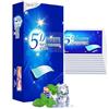 peiqiup Strisce Sbiancanti Denti (14 strisce), 7 paia, Sicure per smalto dei denti, aiuta a eliminare/fumare/soda/vino Macchia, Blu