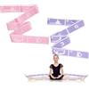 GIEEU 2 PCS Fasce di Resistenza, Yoga Stretching Band con 8 Anelli Regolabili per lo Stretching, Yoga Strap Flessibili per il Pilates, lo Yoga, l'Esercizio di Ginnastica