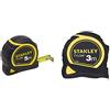 Stanley 1-30-697 Flessometro Tylon, 5 M X 19 Mm & 0-30-687 Flessometro Tylon, 3 M X 12.7 Mm