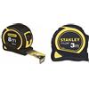 STANLEY 1PZ ST FLESSOMETRO TYLON MT.8X25MM 1.30.657 & STANLEY 0-30-687 Flessometro Tylon, 3 m x 12.7 mm
