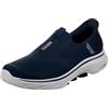 Skechers Go Walk 7 Easy on 2 Sneaker da Uomo, Carbone, 42.5 EU