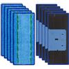 CHAIN PEAK (10 pezzi) Jet M6 Pasti di ricambio compatibili con iRobot Braava Jet M6 Serie 6110/6012/ 6112/6113, Pasti in microfibra lavabili, Panni per la pulizia