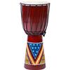 Ciffre 20cm alto x 10-12cm (superficie di gioco) Bambini Djembe Drum Drum Bongo dipinto a mano