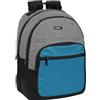 Safta STYLE - Zaino scuola per bambini, ideale per bambini di diverse età, comodo e versatile, qualità e resistenza, 32 x 15 x 42 cm, colore, Blu/Nero/Grigio, Estándar, Casual
