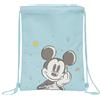 Safta Mickey Mouse Baby - Zaino piatto junior, ideale per bambini di diverse età, comodo e versatile, qualità e resistenza, 26 x 34 cm, colore azzurro