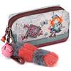 Forever Ninette Swing-Borsa da Toilette Box, Multicolore, 18 x 10.5 cm