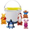 Disney Store Ufficiale Set di Giocattoli da Bagno per Bambini Winnie the Pooh, 5 pezzi, Include Winnie, Ih-Oh, Pimpi, Roo e Tigro, Adatto dai 3 anni+