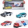 Hot Wheels Premium Car Culture Team Transport Drift GReddy collezione da collezione, confezione da 4 - 1:64