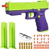 Machizut Pistola giocattolo per bambini, pistola giocattolo automatica con bossoli, pistola giocattolo meccanica per ragazzi e ragazze