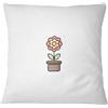Bona Basics Federa Decorativa, Poliestere, Bianco, 60 x 60 cm