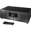 MEDION P66400 Sistema audio All in One (radio Internet, DAB+, lettore CD/MP3, Spotify Connect, Amazon Music, radio FM PLL, USB, AUX, sistema compatto, funzione allarme subwoofer)