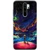 Mixroom - Cover Custodia Back Case in TPU Silicone Morbido per Xiaomi Redmi Note 8 PRO Fantasia Cielo Stellato N998