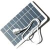 Eawfgtuw Caricatore a pannello solare leggero ed efficiente, 2W 5V, compatto e portatile, uscita USB