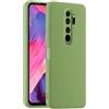 HULLIN Custodia per Telefono in Silicone Colorato, Adatta per Redmi Note 8 Pro (6.53) - Verde Matcha