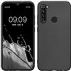 kwmobile Custodia Compatibile con Xiaomi Redmi Note 8 (2019/2021) Cover - Back Case Morbida - Protezione in Silicone TPU Effetto Metallizzato grigio metallizzato
