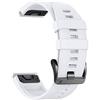 NotoCity 22mm Cinturino Quickfit Compatibile con Garmin Fenix 7 Strap, per Garmin Fenix 5/6, Fenix 5 Plus/6 Pro/8 Silicone Replacement Bracelet, Bianco