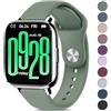 Wanme Cinturino Per Xiaomi Redmi Watch 5 Active/Redmi Watch 5 Lite, 22mm Cinturini Silicone Morbido Braccialetto Per Redmi Watch 5 Active/Redmi Watch 5 Lite