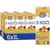 ISOLA BIO 3 Noci, Bevanda Biologica a Base di Mandorla, Nocciola e Noce di Macadamia, Senza Zuccheri Aggiunti, a Basso Contenuto di Grassi, adatta a Vegetariani e Vegani, 6 Confezioni da 1 L