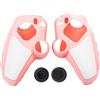 JZ Anti-Slip PS5 Controller Caso, Morbida Gomma Caso Protector Per ps5, Silicone PS5 Controller Cover con Pollice Grip Gaps Lavabile -Pink