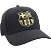 FC Barcelona Berretto Scudo Barcellona - Nero/Oro - Bambino