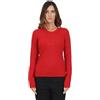 Liu Jo Jeans Liu Jo Maglione Rosso a Girocollo con Bottoni Gioiello da Donna L