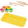 roba x Play-Doh Set di Gioco per Bambini - Tappetino 3D con Strumenti in Legno FSC, 6 Vasetti di Pasta Modellabile - Pedagogicamente Preziosi - A Partire da 3 Anni