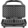 Salter doppio cialdiera - antiaderente doppie piastre di ferro per waffle, riempimento profondo belga e americano macchina per waffle, controllo automatico della temperatura, 900W