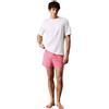 Calvin Klein, Men's, S/S Boxer Set 000NM2662E, Pink (Wht Top/ Heart Monogram Bry Pnk Btm), M