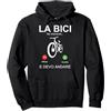 Magliette Frasi Divertenti Bicicletta Ci Regalo Divertente Ciclista MTB Mountain Bike Bici Bicicletta Felpa con Cappuccio