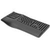 Digitus Tastiera wireless ergonomica - Layout tastiera DE (QWERTZ) - Tasti di scelta rapida - Ricevitore USB nano - Nero