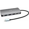 i-tec Metal USB-C Nano Dock HDMI/VGA with LAN + Power Delivery 100 W