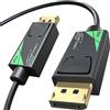 KabelDirekt - Slim Cavo DisplayPort 8K/60Hz - 1m