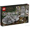 LEGO Star Wars - Millennium Falcon 75257 Set di Costruzioni Iconica Astronave con Finn, Chewbacca, ecc