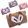 Generic Borsa Acqua Calda Elettrica con Peluche Volpe 500W, Scaldino Elettrico Scaldamani Portatile Letto Ricaricabile, Scalda Mani e Piedi per Giornate Fredde, Dolori Mestruali