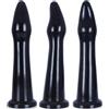 joysperous Trainer anale BDSM Giocattolo for massaggio punto P, giocattolo sessuale elastico con ventosa for uomini e donne, paio di barelle anali plug anale dilatatore anale giocattolo anale(Schwarz)