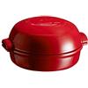 Emile Henry EH349517 Cheese Baker, Ceramica, Rosso Grand Cru, 0,55 litri
