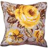 Collection D'Art 40 x 40 cm Collezione d'Arte Design Vintage Rose Cuscino Kit da Cucito Punto Croce