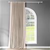 HPD Half Price Drapes Tende oscuranti Extra Larghe per Camera da Letto e Soggiorno, 100 x 96 cm (1 Pannello), BOCH-120601-96-DW, Egg Nog, Misto Poliestere, Zabaione, W 100 x L 96 (1 Panels)