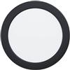 Eglo connect.z Fueva 6-Z, Set 3 faretti da incasso a LED, piatti, ZigBee, App, controllo vocale Alexa, RGB, luce bianca calda e fredda, dimmerabili, IP44, in metallo nero, diametro 16,6 cm