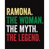 Independently published Ramona The Woman The Myth The Legend: Quaderno Piccolo a Righe, Diario Personale Per Ramona , 120 Pagine a, '8x10'
