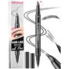 iMethod Curved Microblading Penna per sopracciglia - Matita per sopracciglia 2-in-1 a doppia estremità Penna per sopracciglia con applicatore a micro-forchetta e punta precisa del pennello crea