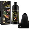 Grgowe Shampoo Colorante Naturale Per Capelli Neri 3 In 1, Nero, Per Capelli Neri E Grigi, Uomo Donna, 500ML