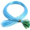 RemyHaar.eu Extension per capelli, 10 ciocche colorate, 45-50 cm, 1 g, colore azzurro